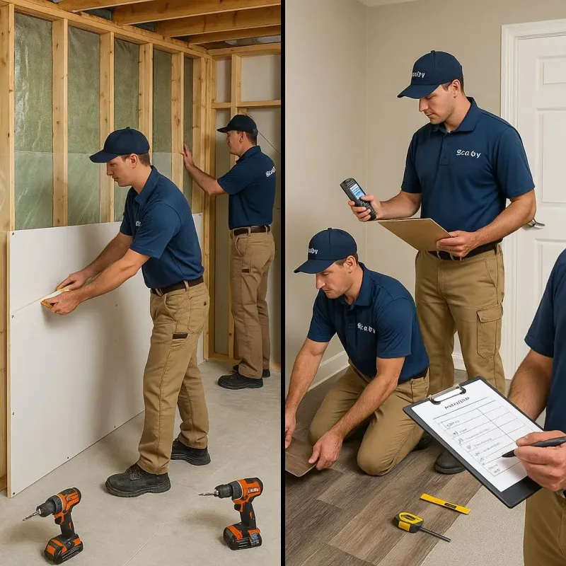 Repairs and Reconstruction process in Coal Valley, IL